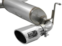 aFe Rebel Series 409 Stainless Steel Cat-Back Exhaust Polished Tip Jeep Wrangler JL 2.0L (t)