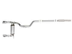 aFe Rebel Series 409 Stainless Steel Cat-Back Exhaust Polished Tip Jeep Wrangler JL 2.0L (t)