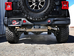 aFe MACHForce XP 304 Stainless Steel Exhaust Tip Upgrade Jeep Wrangler JL Rubicon