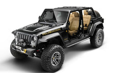 Bushwacker Trail Armor Rocker Panel and Sill Plate Cover Jeep Wrangler JL 2-dr