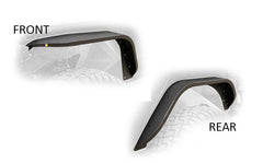 DV8 Offroad Slim Fenders w/ LED Turn Signal Lights (Set of 4) 2018-2023 Jeep JL