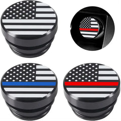 Aluminum Cigarette Lighter Plug - Flag