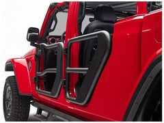 Rugged Ridge Fortis Front Tube Doors with Mirrors 2018-2023 Jeep Wrangler JL/JT