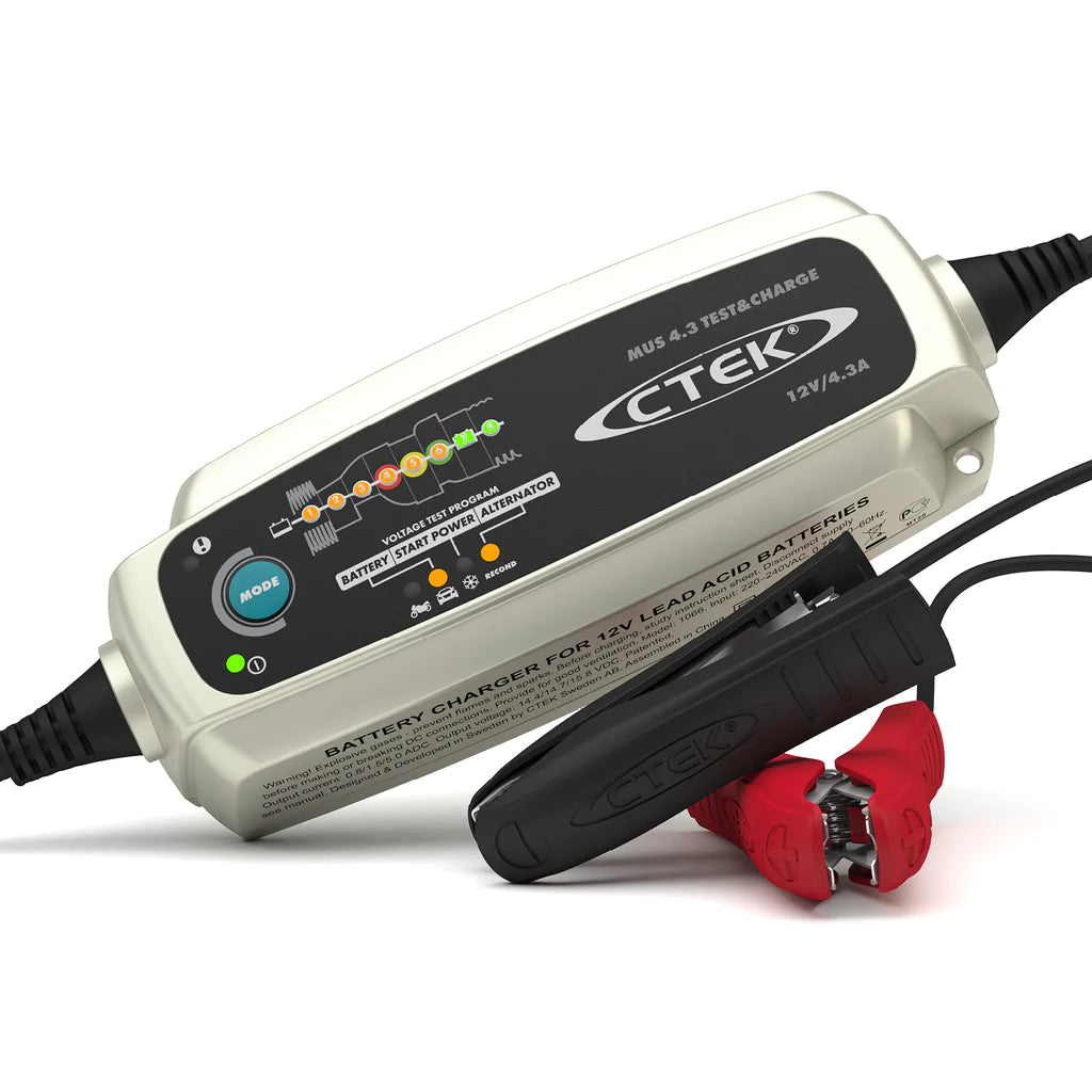 CTEK Battery Charger - MUS 4.3 Test & Charge - 12V | 56-959