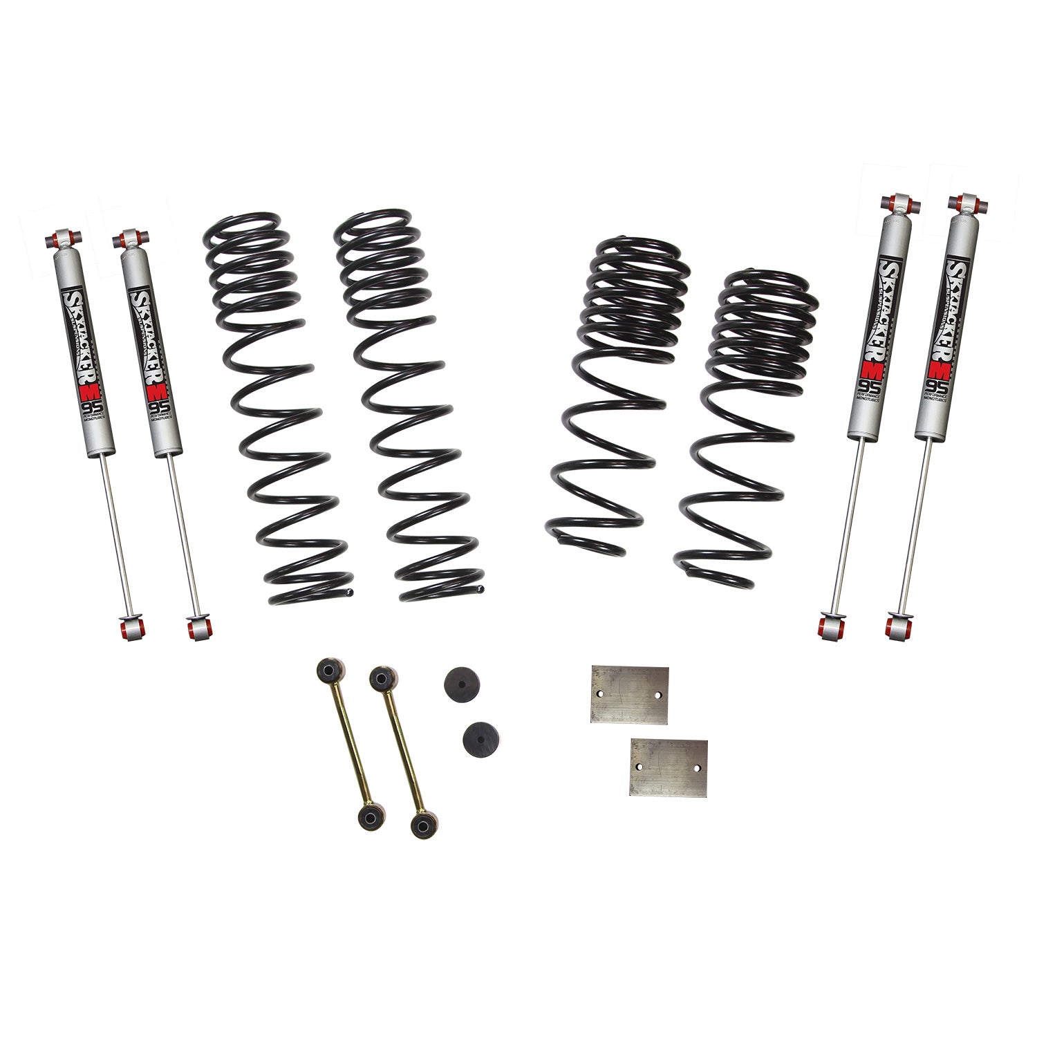 Skyjacker 1.5 in. Dual Rate-Long Travel Lift Kit System with M95 Shocks Wrangler JL Diesel 4-Door Rubicon 4WD