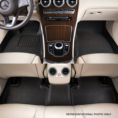 3D MAXpider Kagu 1st Row Floormat - Black 2018-2023 Jeep JL Sport/Gladiator