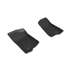 3D MAXpider Kagu 1st Row Floormat - Black 2018-2023 Jeep JL Sport/Gladiator