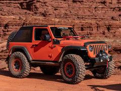 Rugged Ridge Voyager Soft Top with Tinted Windows; Black Diamond Cloth  JL 2-Door