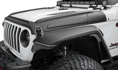 Bushwacker Trail Armor Hood Armor (3pc) - Textured Black