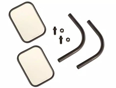 Rugged Ridge Rectangular Trail Mirror Kit  18-23 Jeep Wrangler JL/JT