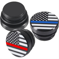 Aluminum Cigarette Lighter Plug - Flag