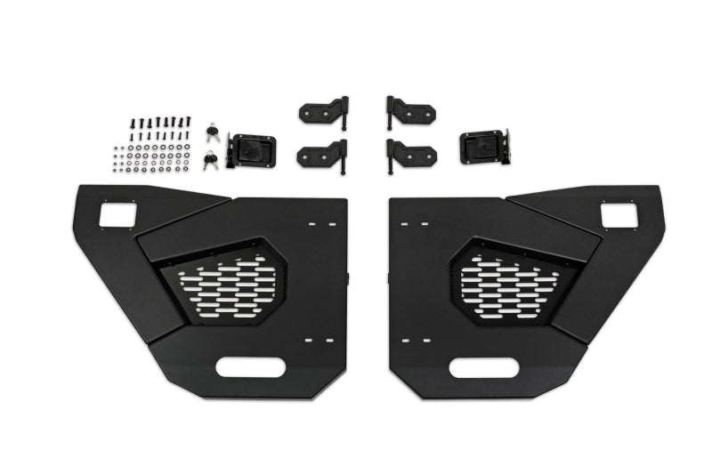 DV8 Offroad Half Doors - Rear Set 18-22 Jeep Wrangler JL/JT Spec Series
