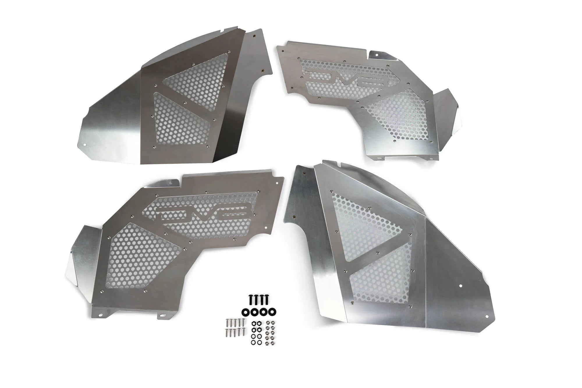 DV8 Offroad Front Inner Fenders Raw 2018-2023 JEEP JL & 2020-2023 JT
