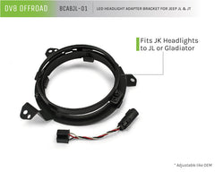 DV8 Offroad 7in Headlights Adapter Kit