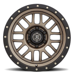 ICON Alpha 17x8.5 5x5 0mm Offset 4.75in BS 71.5mm Bore Bronze Wheel
