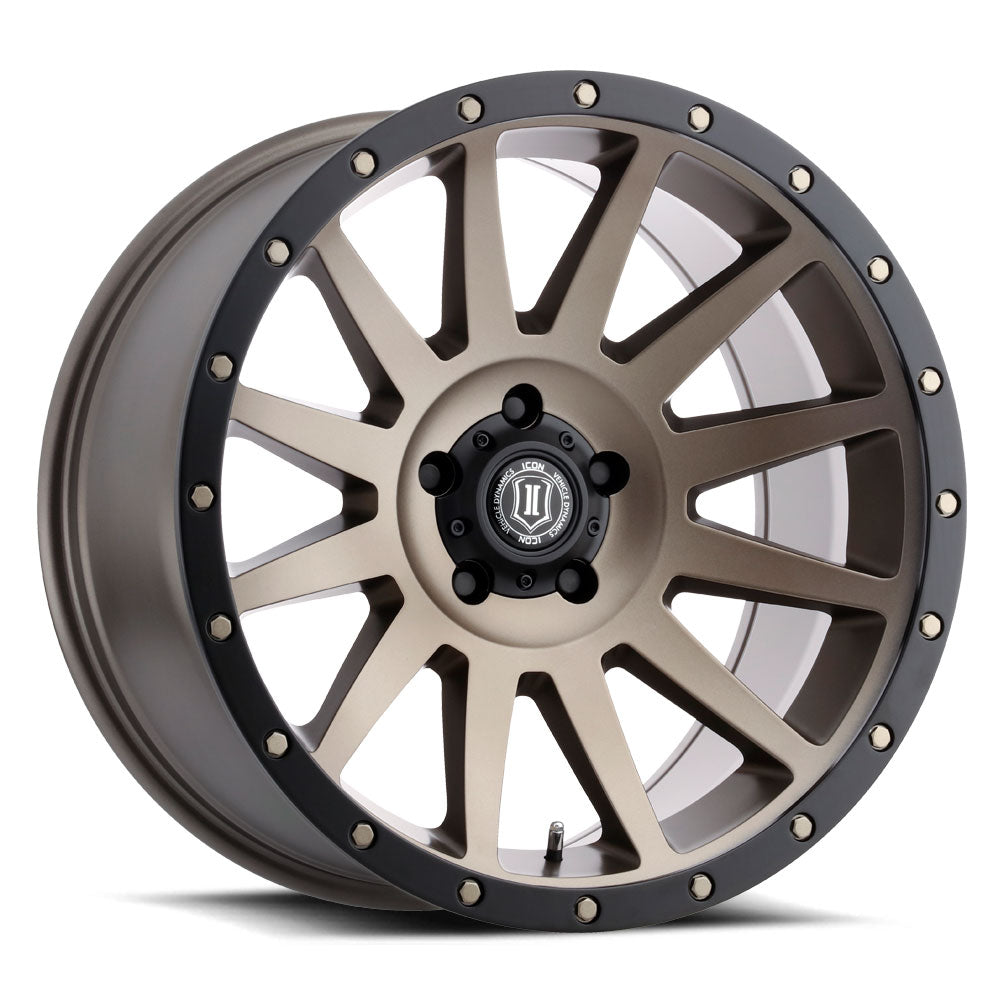 ICON Compression 17x8.5 5x5 -6mm Offset 4.5in BS 71.5mm Bore Bronze Wheel