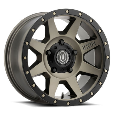 ICON Rebound 18x9 5x5 -12mm Offset 4.5in BS 71.5mm Bore Bronze Wheel