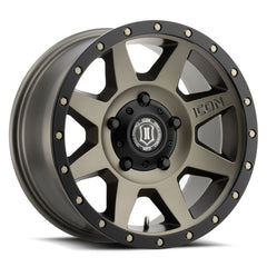 ICON Rebound 17x8.5 5x5 -6mm Offset 4.5in BS 71.5mm Bore Bronze Wheel