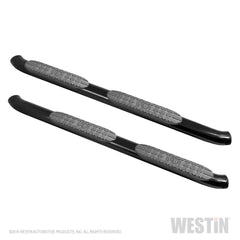 Westin PRO TRAXX 4 Oval Nerf Step Bars - Textured Black 2018-2023 Jeep Wrangler JL Unlimited 4DR