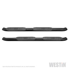 Westin PRO TRAXX 4 Oval Nerf Step Bars - Textured Black 2018-2023 Jeep Wrangler JL Unlimited 4DR