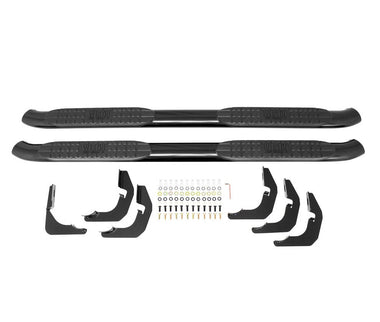 Westin PRO TRAXX 4 Oval Nerf Step Bars - Textured Black 2018-2023 Jeep Wrangler JL Unlimited 4DR