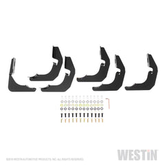 Westin PRO TRAXX 4 Oval Nerf Step Bars - Textured Black 2018-2023 Jeep Wrangler JL Unlimited 4DR