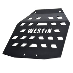 Westin Snyper Skid Plate 42-21085 - Textured Black - Angled View for Jeep
