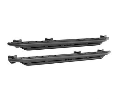Westin Snyper Triple Tube Rock Rail Steps Textured Black  2018-2023 Jeep	Wrangler JL Unlimited
