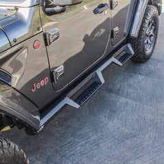 Westin HDX Drop Nerf Step Bars Textured Black - Wrangler JL Unlimited