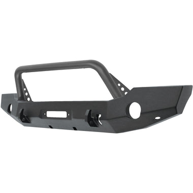 Westin WJ2 Full Width Front Bumper with Bull Bar Textured Black  2018- 2023 Jeep Wrangler JL