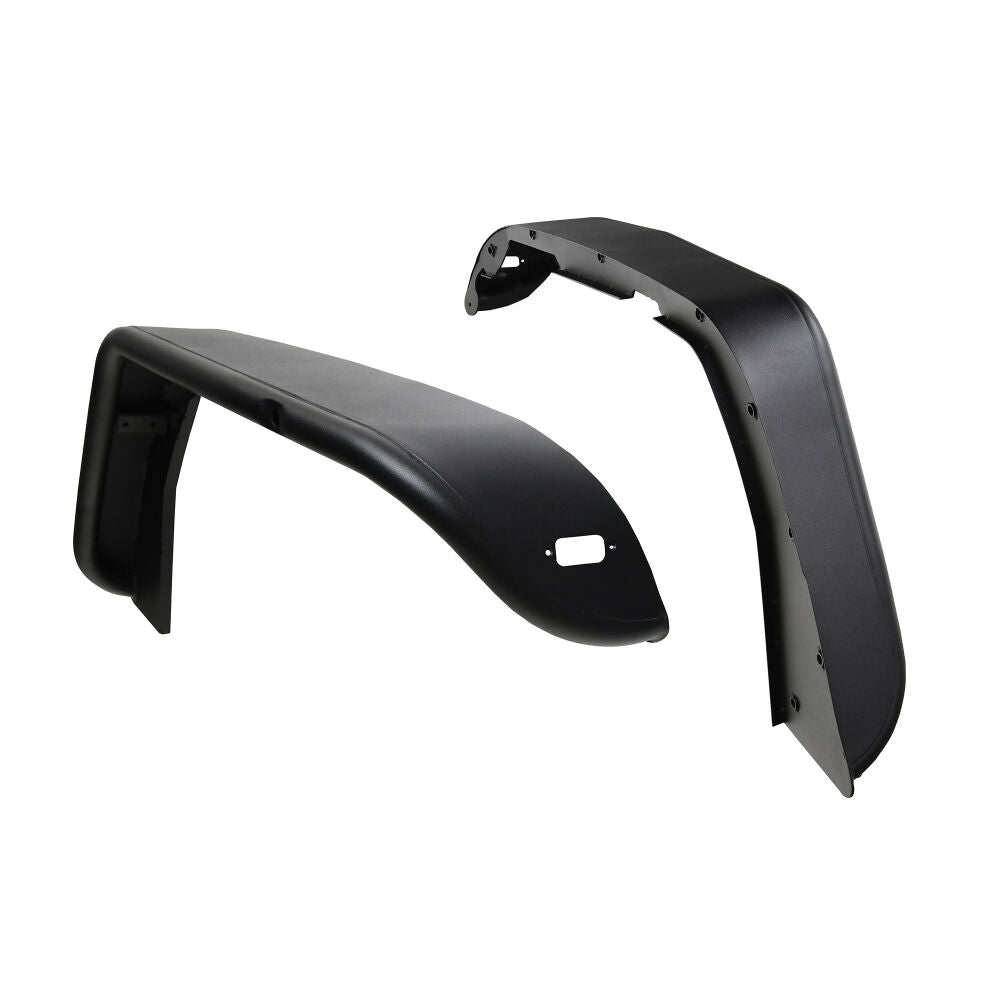 Westin Tube Fenders 2018-2023 Jeep Wrangler JL MPN 62-1025 - Front fender pair with textured black finish