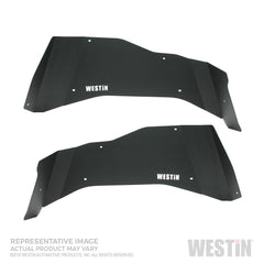 Westin Inner Fenders - Rear - Textured Black-  2018 - 2023 Jeep Wrangler JL