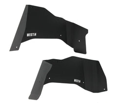 Westin Inner Fenders - Rear - Textured Black-  2018 - 2023 Jeep Wrangler JL