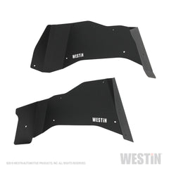 Westin Inner Fenders - Rear - Textured Black-  2018 - 2023 Jeep Wrangler JL