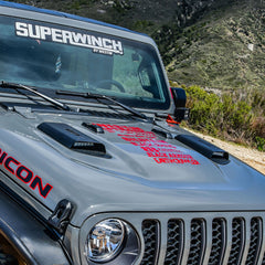 Westin LED Hood Scoops Textured Black