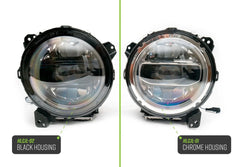 DV8 Offroad LED Projector Headlights 2018-2023 JEEP JL & 2020-2023 JT