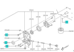Genuine Subaru OEM Engine Oil Pump - Image 2