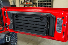 DV8 Jeep JL Tailgate Mounted Table (Trail Table) - Black | TTJL-01